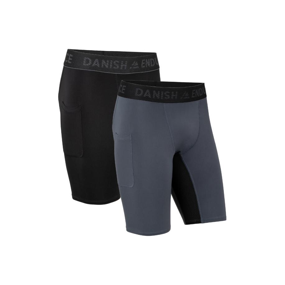 DANISH ENDURANCE DANISH ENDURANCE Sportbroek Compression Shorts gemengde kleuren -