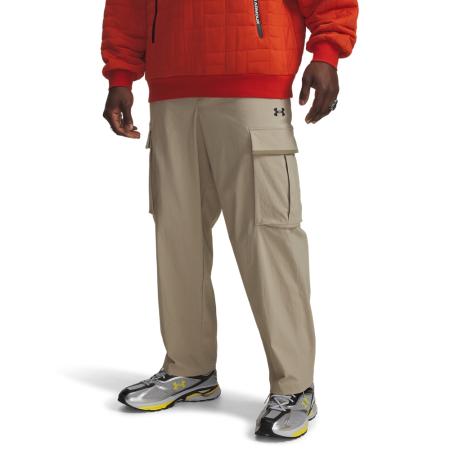 Herencargobroek Under Armour Unstoppable Textured Woven City Khaki / Zwart M