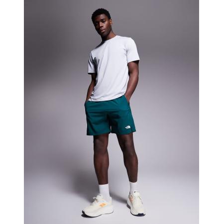 The North Face - 24/7 - Short van 7 met logo in groen