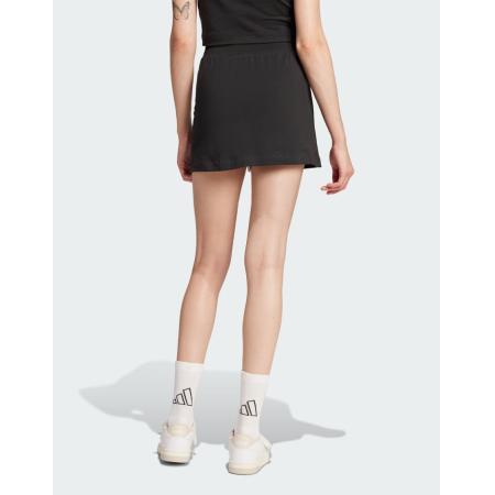 adidas performance Essentials Katoenen skort in zwart met opvallende details