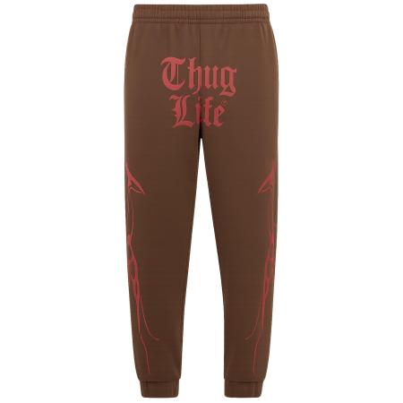 Thug Life Sportbroek Thug Life Ink bruin / rood