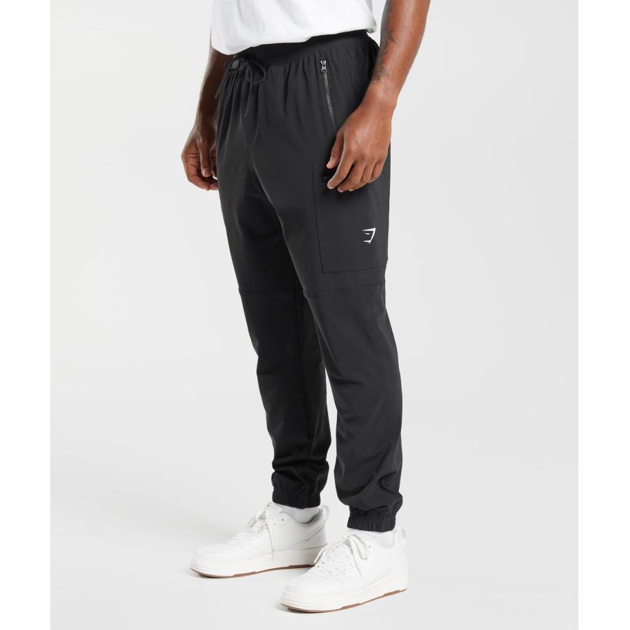Gymshark Rest Day Cargo Pants Black Zwart
