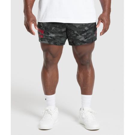 Gymshark Lifting Mesh 5 Shorts Graphite Grey