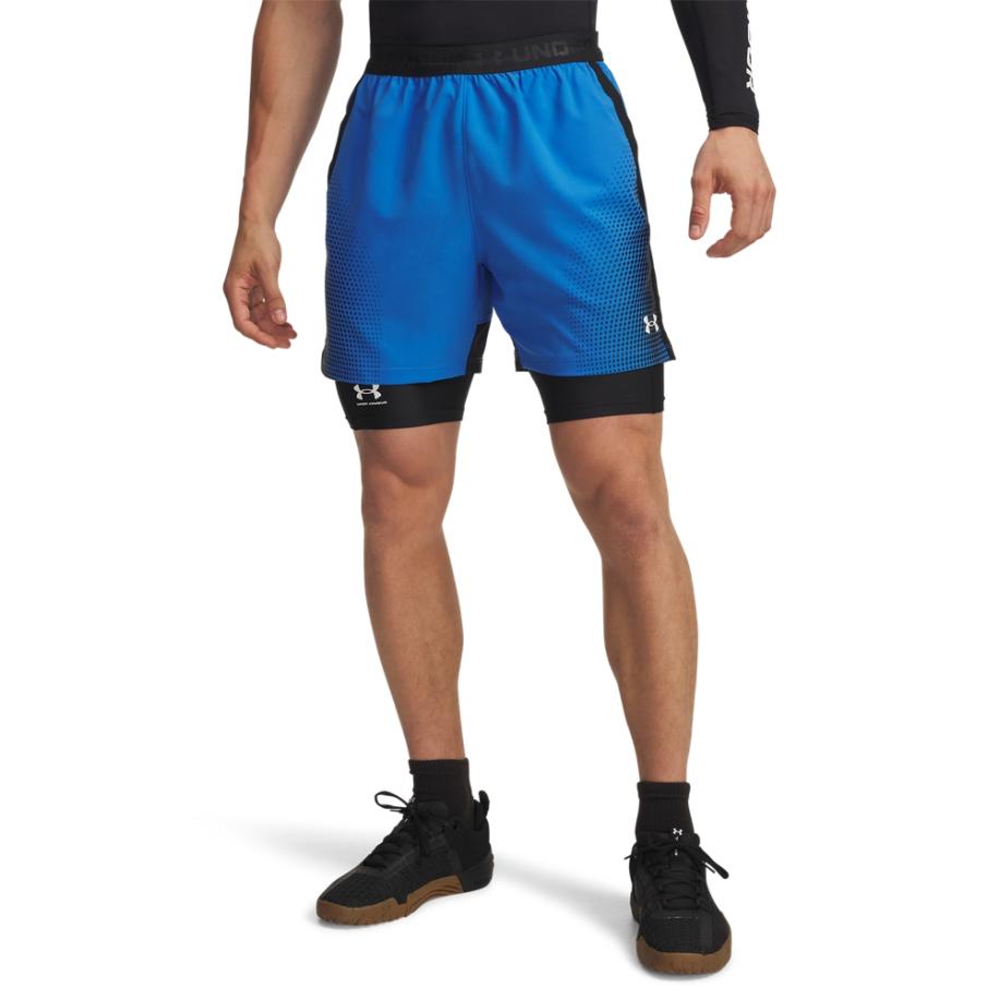 Under Armour UNDER ARMOUR Sportbroek Vanish blauw / zwart / wit -