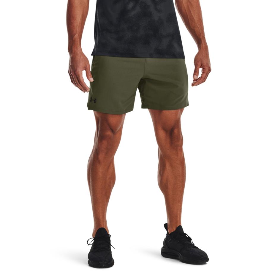 Under Armour Vanish Woven Herenshorts 15 cm Marine OD Groente / Zwart M Groen