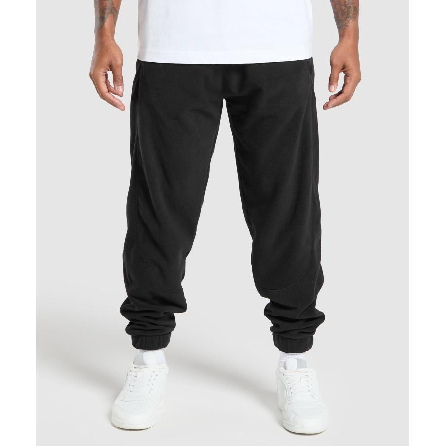 Gymshark Grade Fleece Pant Black Zwart