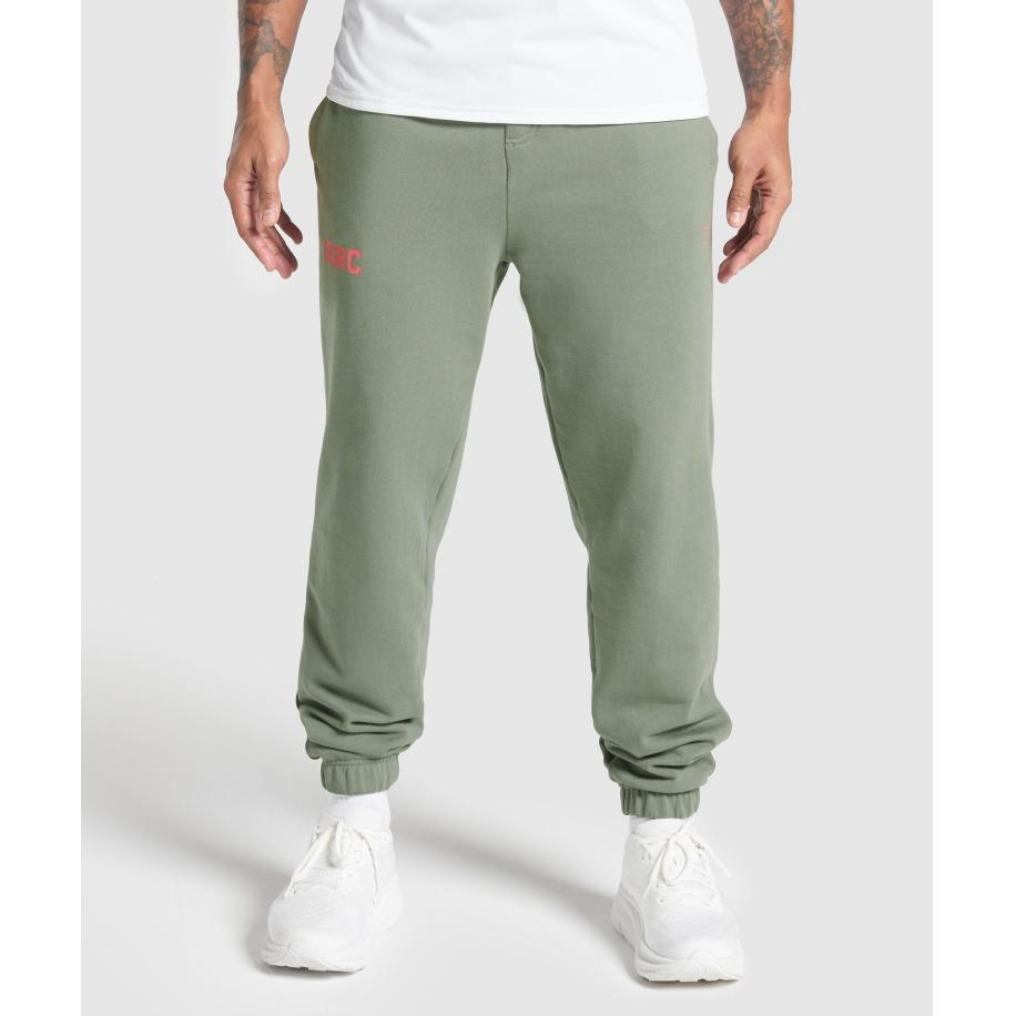 Gymshark Running Graphic Joggers Unit Green Groen