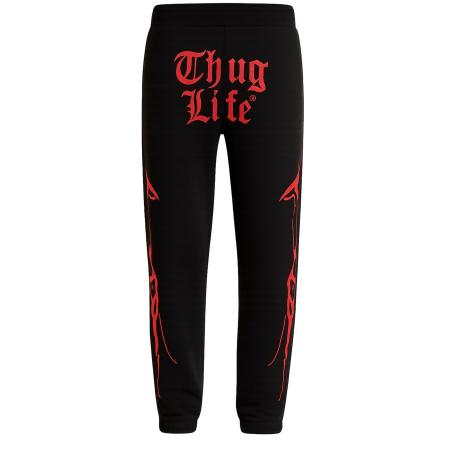 Thug Life Sportbroek Thug Life Ink rood / zwart