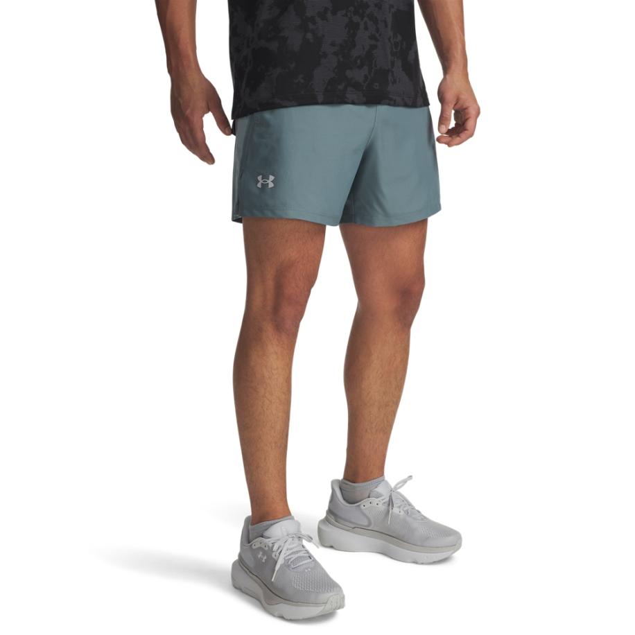 Under Armour Launch Pro Herenshorts van 13 cm Jasper Blauw / Serpentine / Reflecterend XXL Blauw