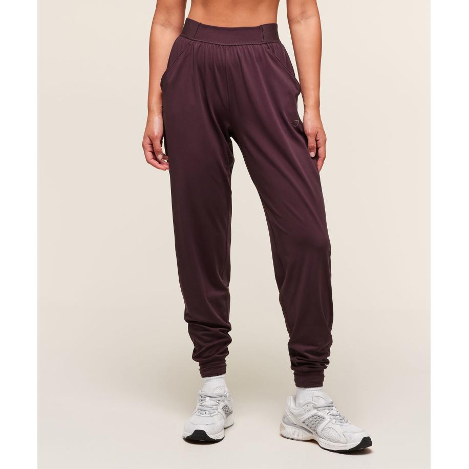 Gymshark Covered Jogger Cherry Purple Paars