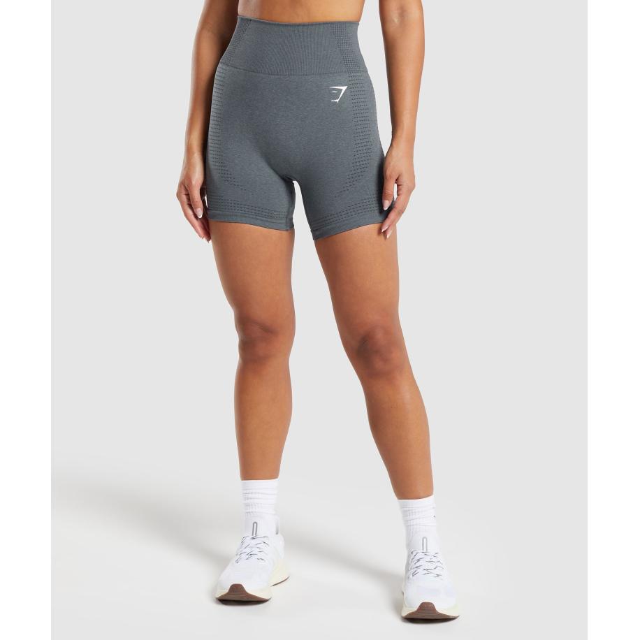Gymshark Vital Shorts Strong Grey Marl Grijs