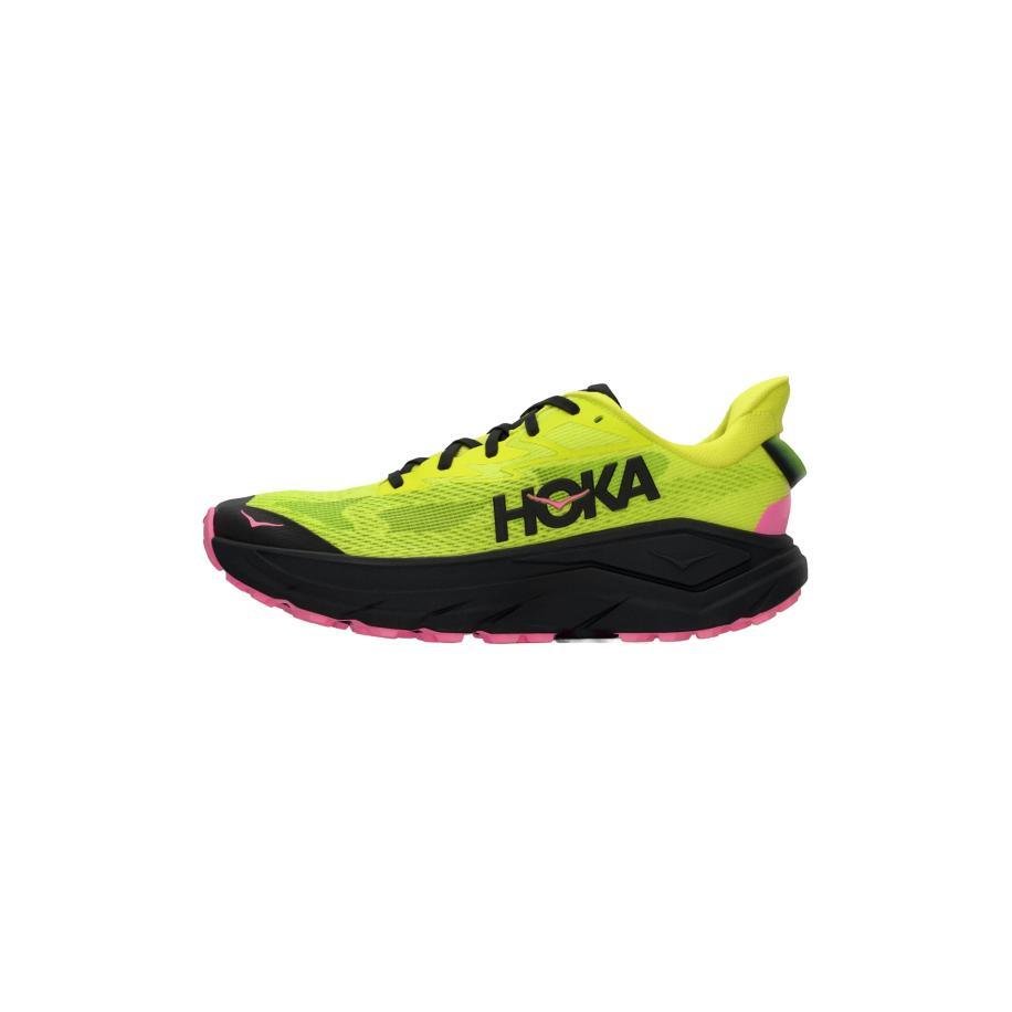 Hoka HOKA Loopschoen CHALLENGER 8 neongeel / pink / zwart -