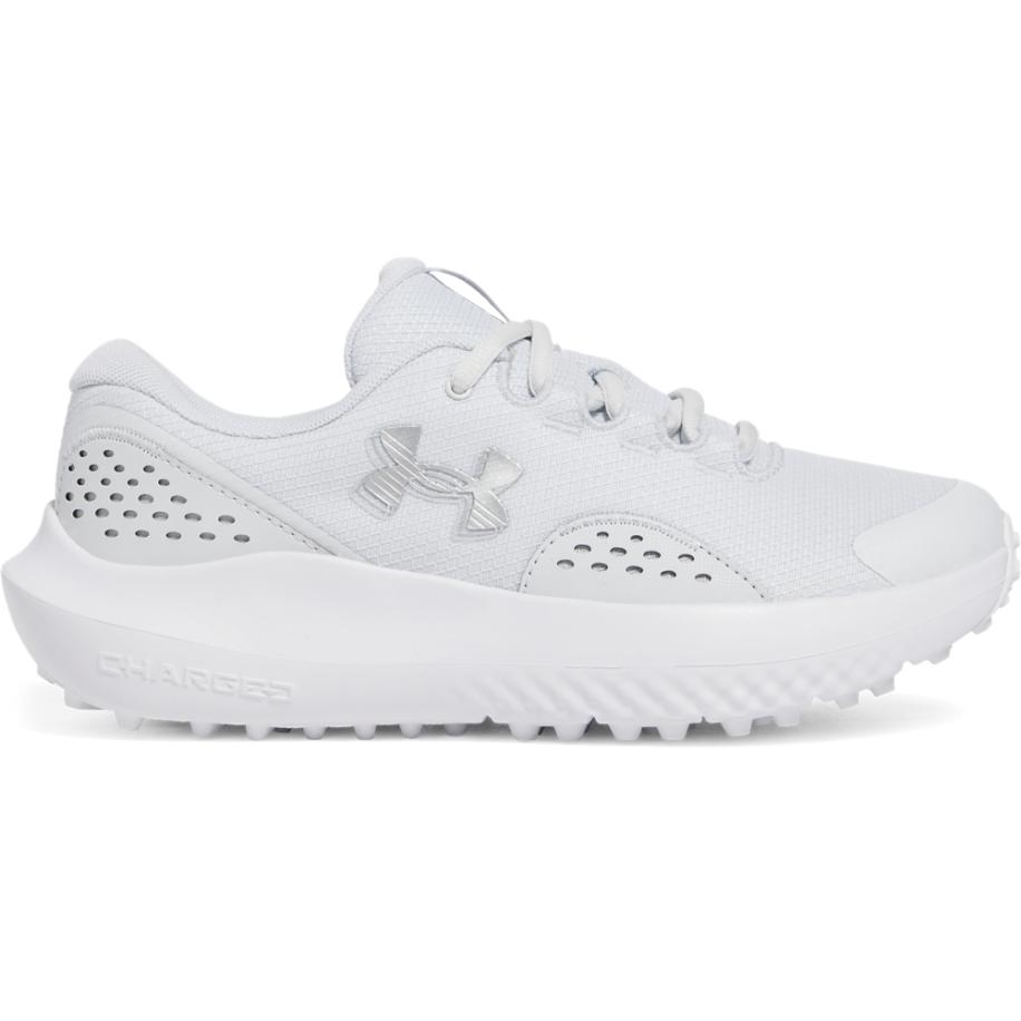 Under Armour Surge Golfschoenen voor dames Distant Grijs / Wit / Metalen Zilver 42 Grijs