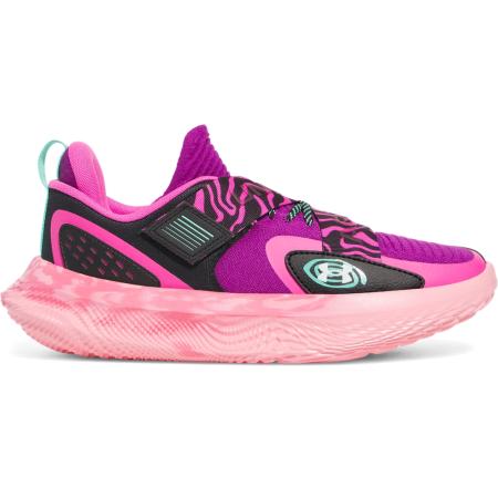 Under Armour FUTR X 4 Uniseks basketbalschoenen Andromeda Purper / Zwart / Comet Groente 45.5