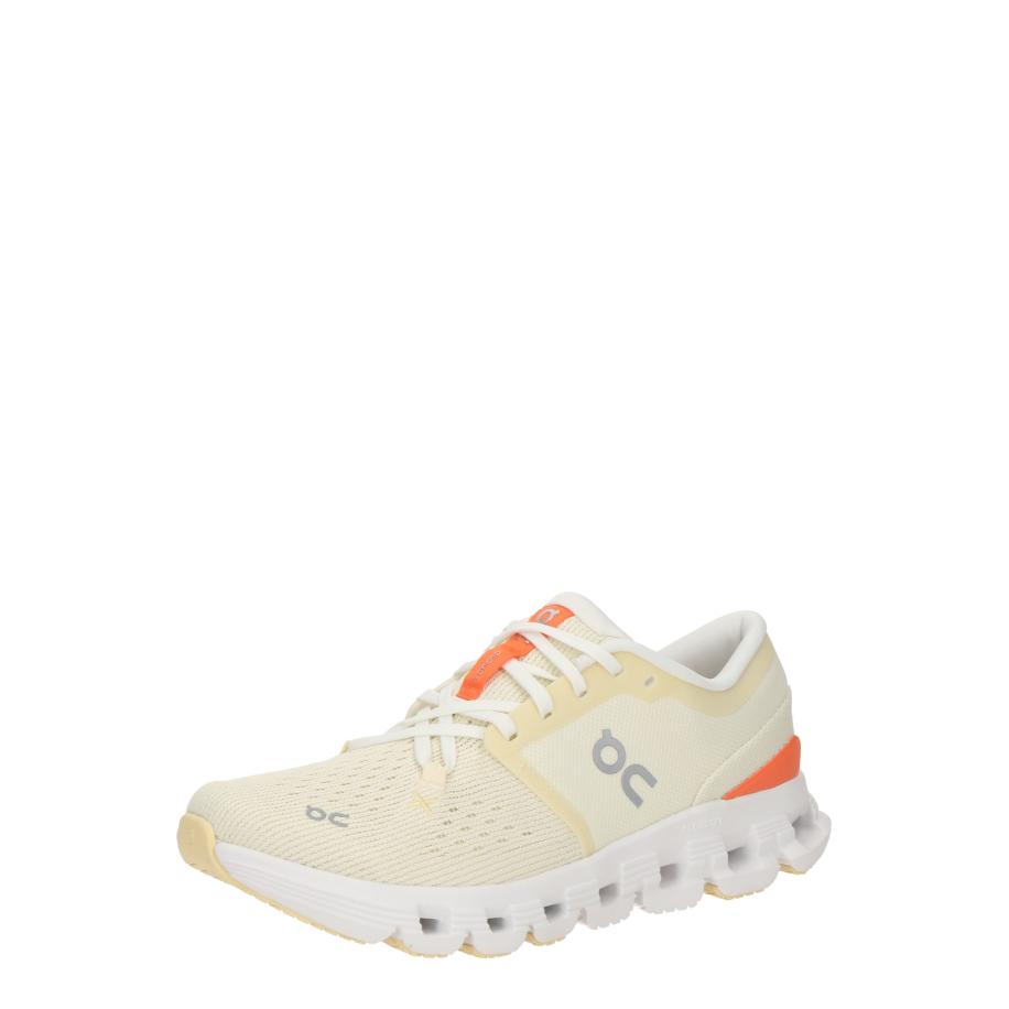 ON On Loopschoen CloudX4 crème / grijs / oranje -