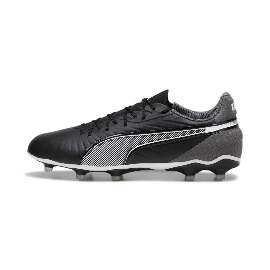 Puma PUMA Voetbalschoen King Match grijs / zwart / wit -