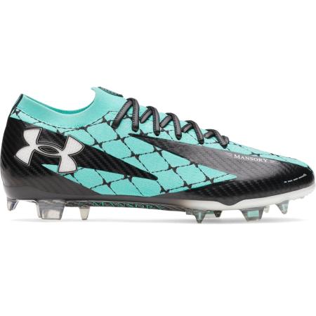 Uniseks voetbalschoenen Under Armour Shadow Elite 3 FG x Mansory Tropical Tide / Zwart / Wit 45.5