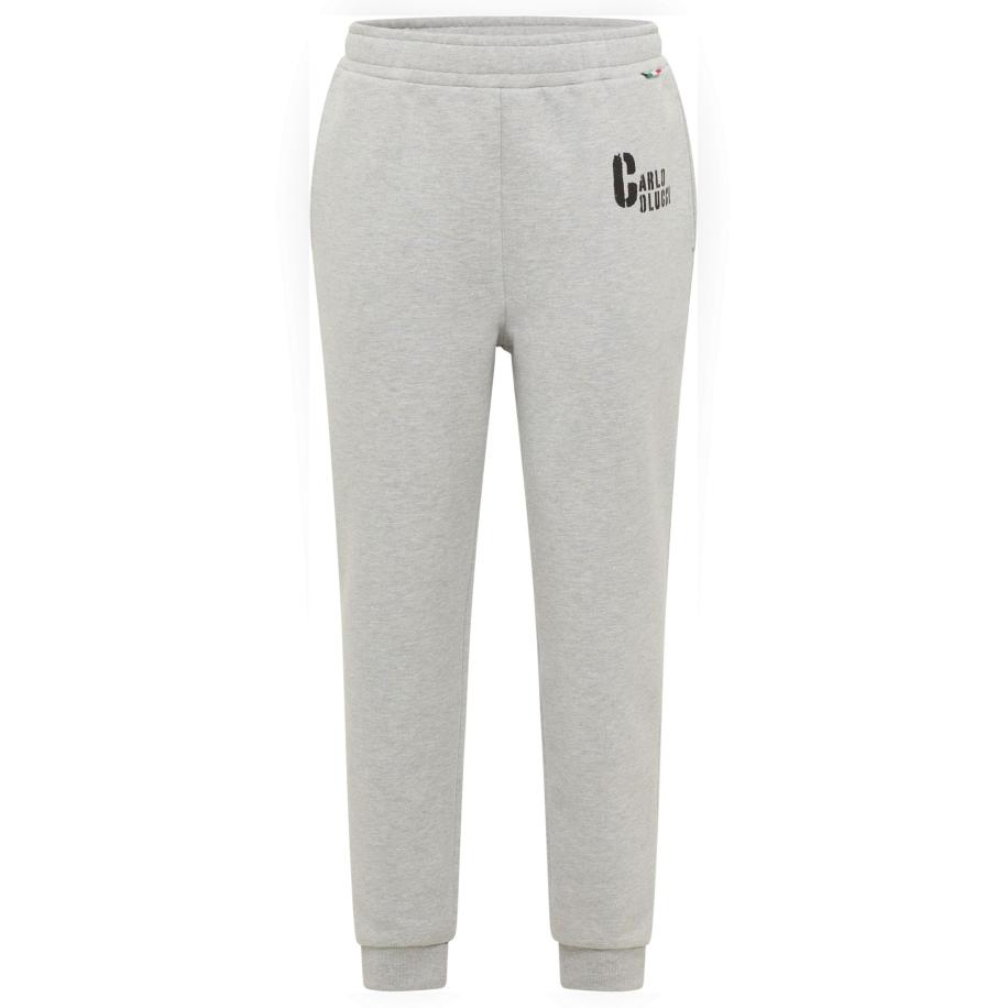carlo colucci Carlo Colucci Functionele broek Fabiano grijs gemêleerd / zwart -