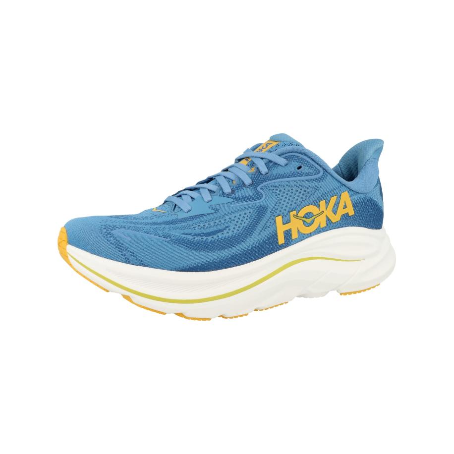 Hoka HOKA Loopschoen Clifton 10 blauw / geel -
