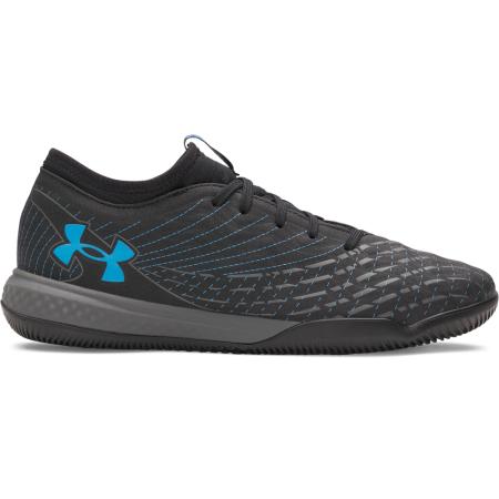 Uniseks voetbalschoenen Under Armour Magnetico Select 5 Indoor Zwart / Castlerock / Blauw Atlantis 38.5