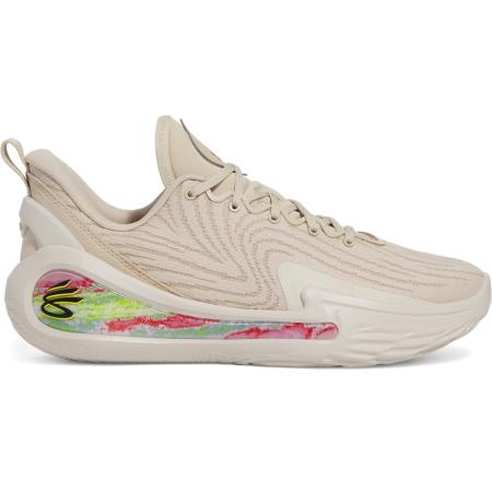 Unisex basketbalschoenen Curry 12 STRN Sandstorm / Summit Wit / Zwart 40.5