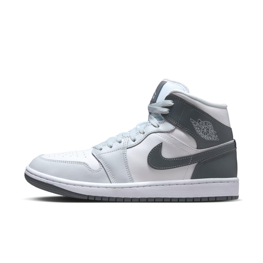 Air Jordan 1 Mid Damesschoenen - Wit Wit