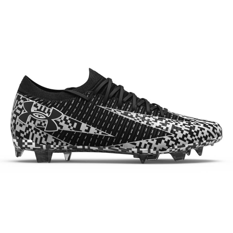 Under Armour Shadow Elite 3 FG Herenvoetbalschoenen Zwart / Wit / Zwart 48.5 Zwart