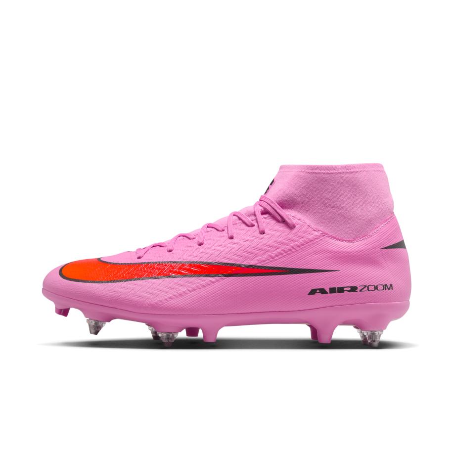 Nike Mercurial Superfly 10 Academy SG-Pro high top voetbalschoenen - Roze Roze