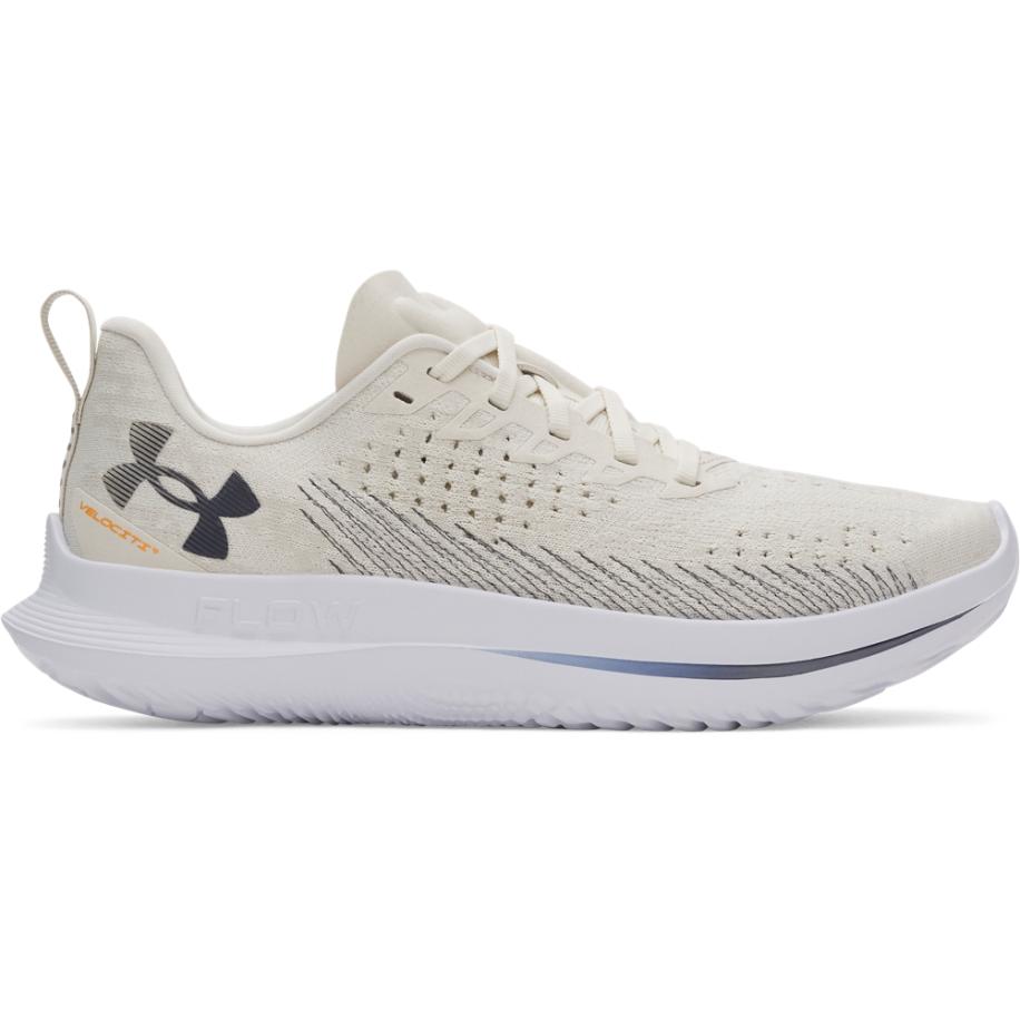 Under Armour Velociti 4 Hardloopschoenen voor heren Summit Wit / Wit / Washed Marineblauw 40 Wit