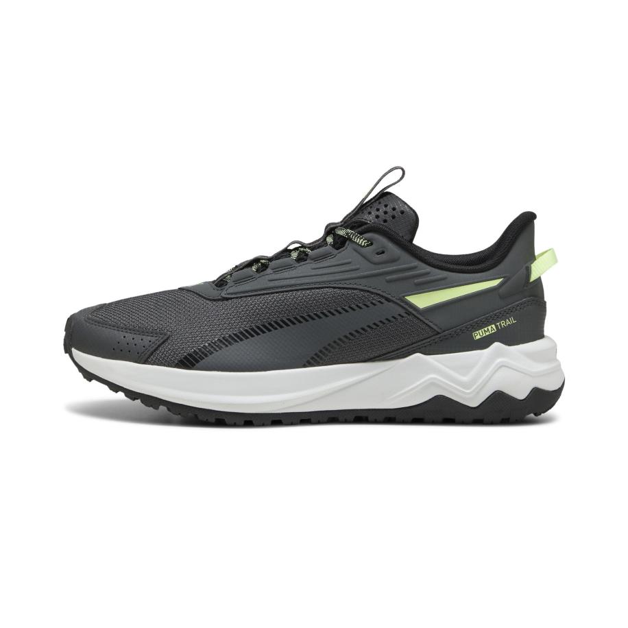 Puma PUMA Loopschoen Extend Lite Trail donkergrijs / neongroen -