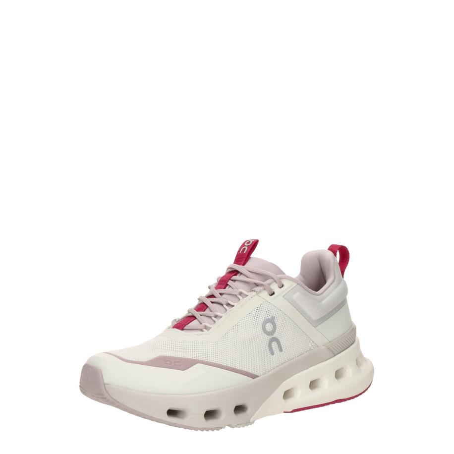 ON On Loopschoen Cloudnova X lichtgrijs / pastelroze / offwhite -
