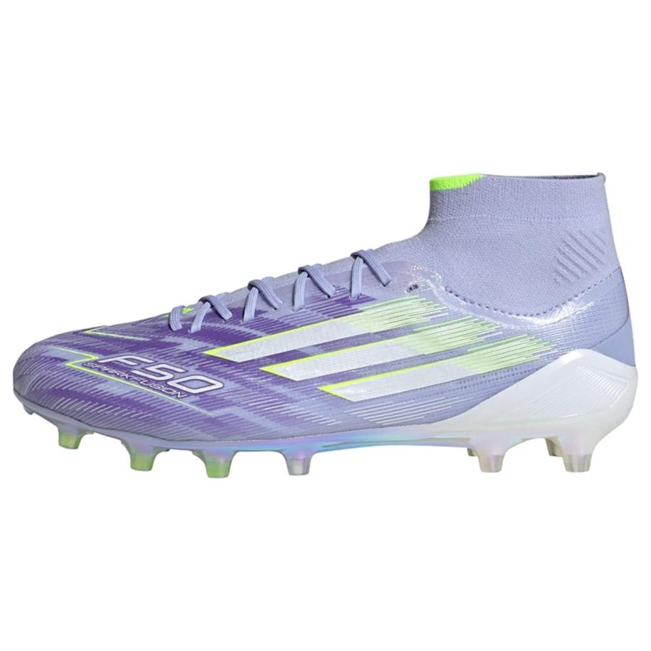 adidas Performance ADIDAS PERFORMANCE Voetbalschoen F50 Elite zilvergrijs / lichtgroen / lila / donkerlila -