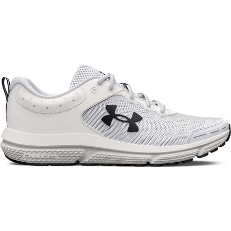 Under Armour Charged Assert 10 Hardloopschoenen voor heren Wit / Zwart / Zwart 49.5