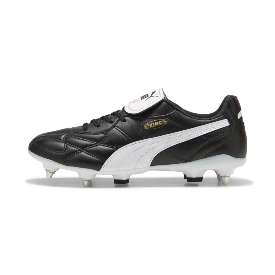 Puma PUMA Voetbalschoen King Top MxSG geel / zwart / wit -