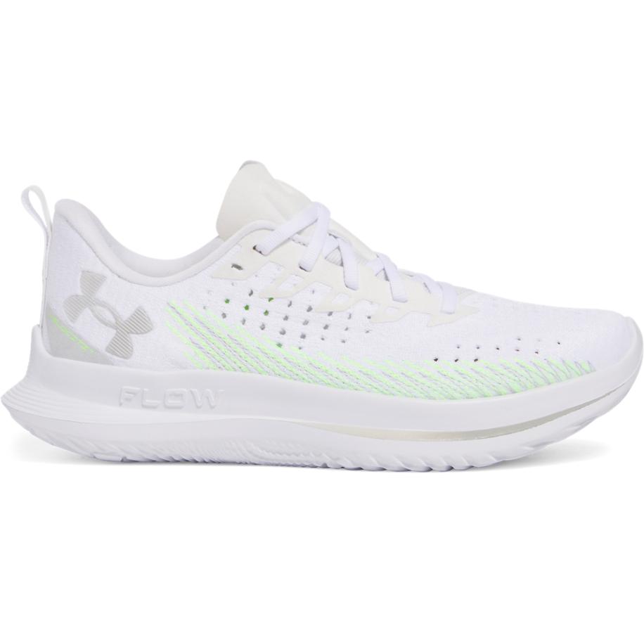 Under Armour Velociti 4 Hardloopschoenen voor dames Wit / Hyper Groente / Halo Grijs 38 Wit