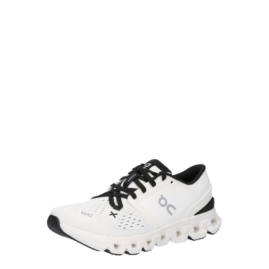 ON On Loopschoen CloudX4 ivoor / grijs / zwart -