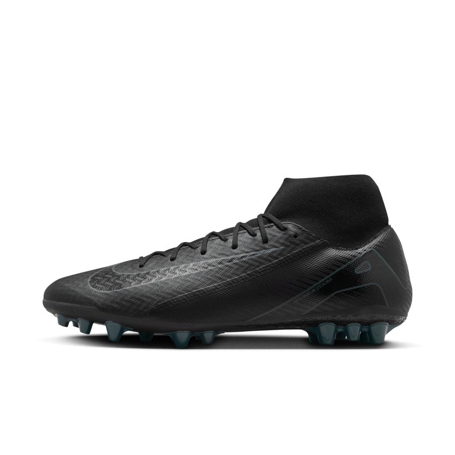 Nike Mercurial Superfly 10 Academy high-top voetbalschoenen (kunstgras) - Zwart Zwart