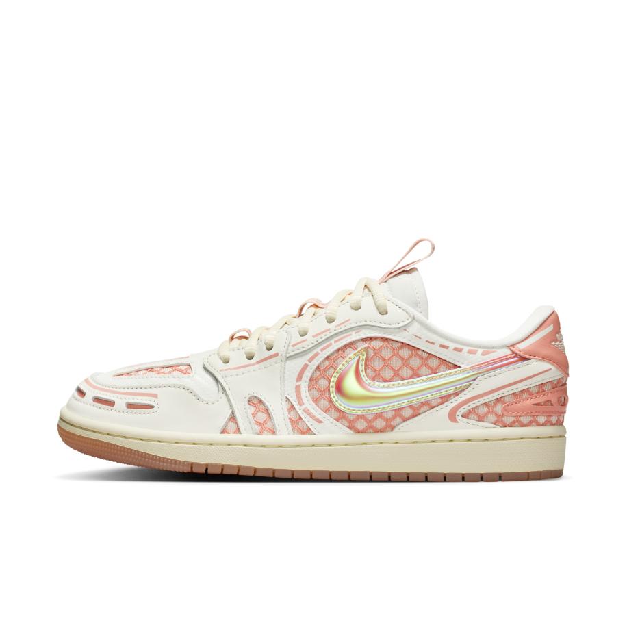 Air Jordan 1 Low Method of Make damesschoenen - Wit Wit