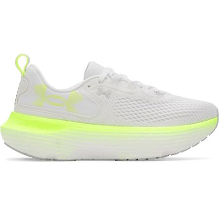 Dameshardloopschoenen Under Armour Infinite Elite 2 Wit / High Vis Geel / Halo Grijs 39