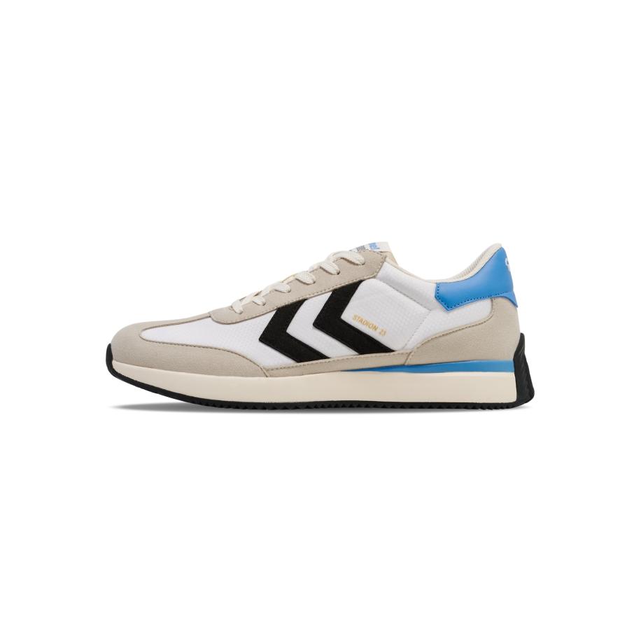 Hummel Hummel Sportschoen Stadion 23 beige / azuur / zwart / wit -