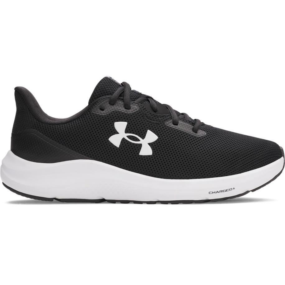 Under Armour Pursuit 4 Hardloopschoenen voor heren Zwart / Zwart / Wit 47.5 Zwart