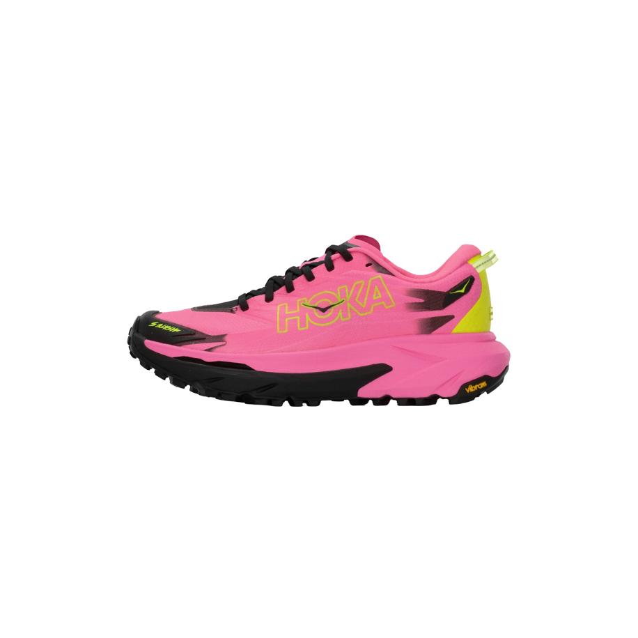 Hoka HOKA Loopschoen Mafate 5 neongeel / neonroze / zwart -