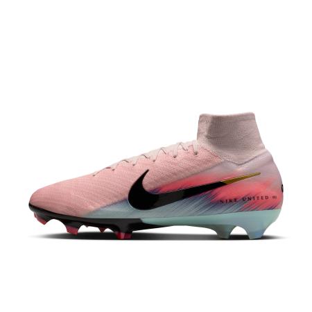 Nike United Mercurial Superfly 10 Elite high-top voetbalschoenen (stevige ondergrond) - Roze