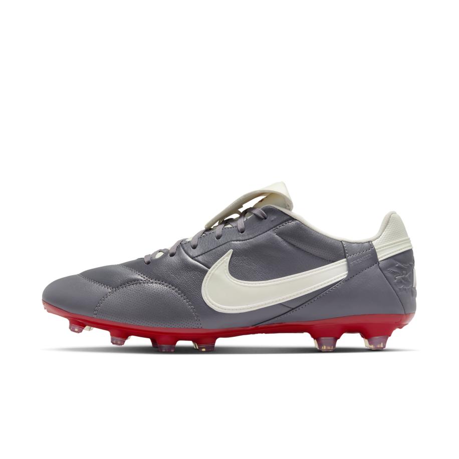 Nike Premier 3 low top voetbalschoenen (stevige ondergrond) - Grijs Grijs