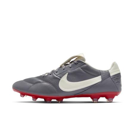 Nike Premier 3 low top voetbalschoenen (stevige ondergrond) - Grijs
