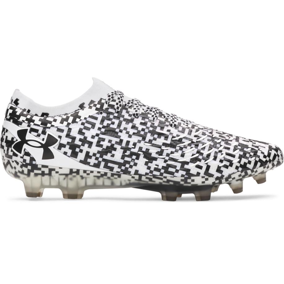 Herenvoetbalschoenen Under Armour Magnetico Elite 5 FG Zwart / Wit / Zwart 38.5 Zwart