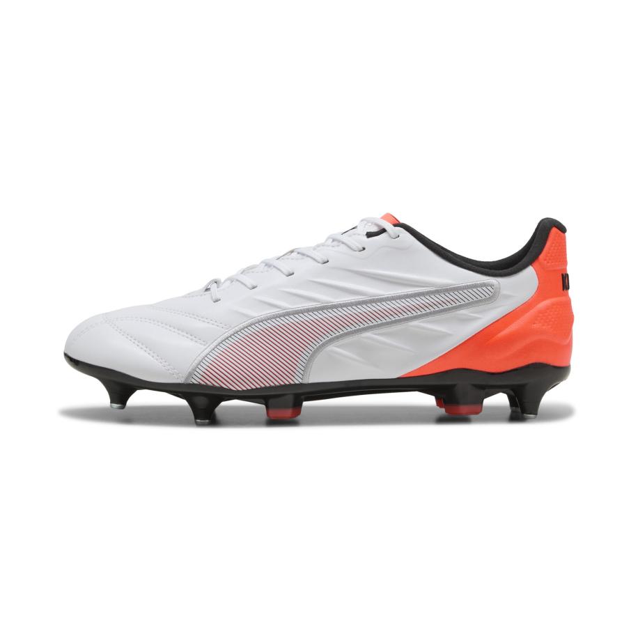 Puma PUMA Voetbalschoen King Pro knalrood / zwart / zilver / wit -