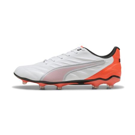 Puma PUMA Voetbalschoen King Pro oranjerood / zilver / wit