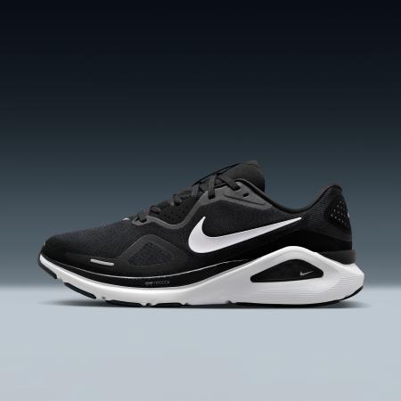 Nike Structure 26 hardloopschoenen voor heren (extra breed, straat) - Zwart