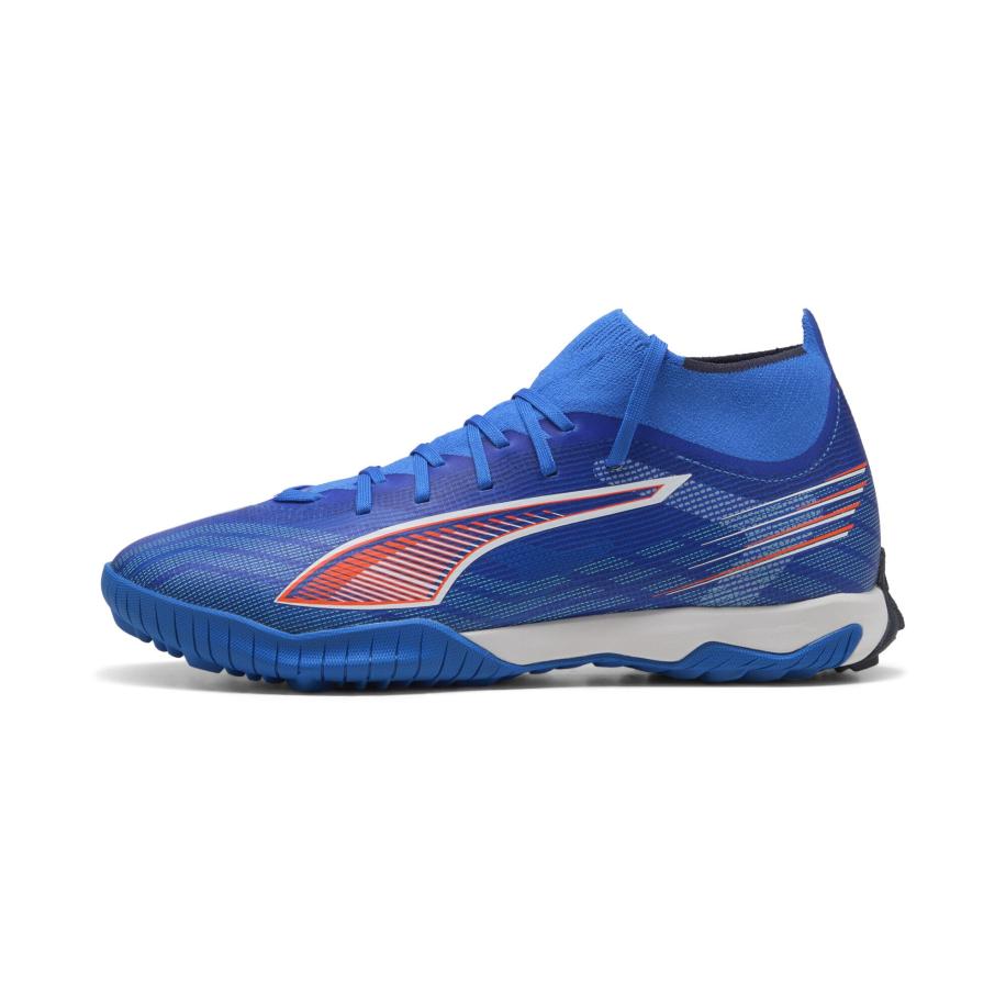 Puma PUMA Voetbalschoen Ultra 6 Match+ blauw / oranjerood / offwhite -
